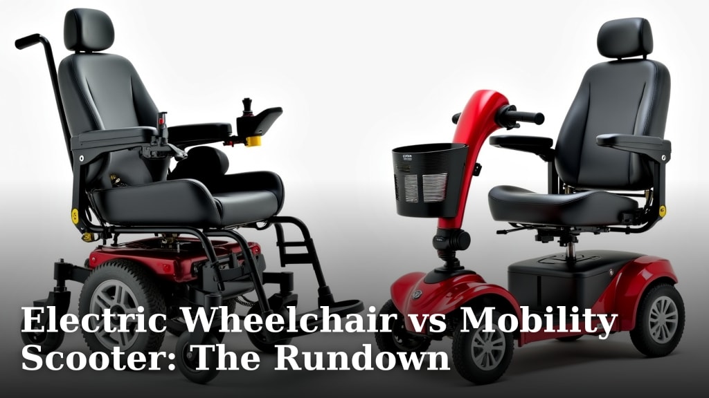 Electric Wheelchair vs Mobility Scooter: The Rundown