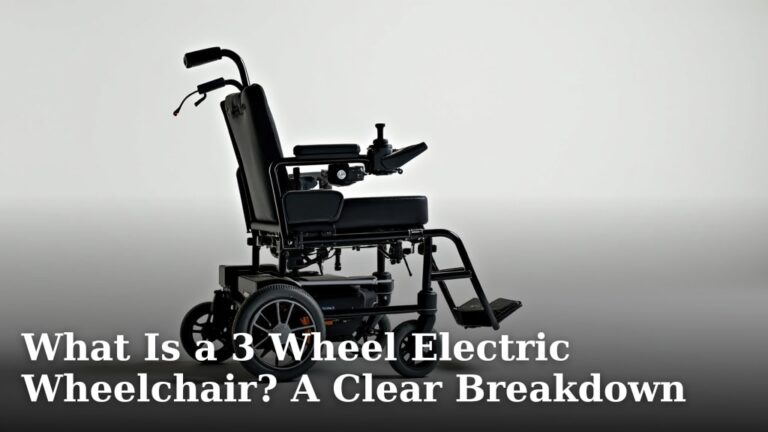 What Is a 3 Wheel Electric Wheelchair? A Clear Breakdown