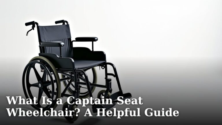 What Is a Captain Seat Wheelchair? A Helpful Guide
