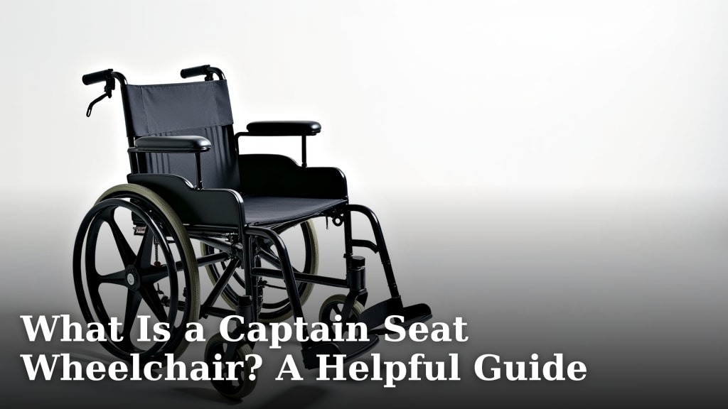 What Is a Captain Seat Wheelchair? A Helpful Guide