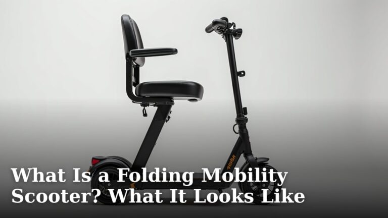What Is a Folding Mobility Scooter? What It Looks Like