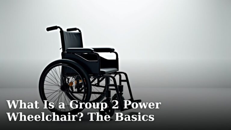 What Is a Group 2 Power Wheelchair? The Basics