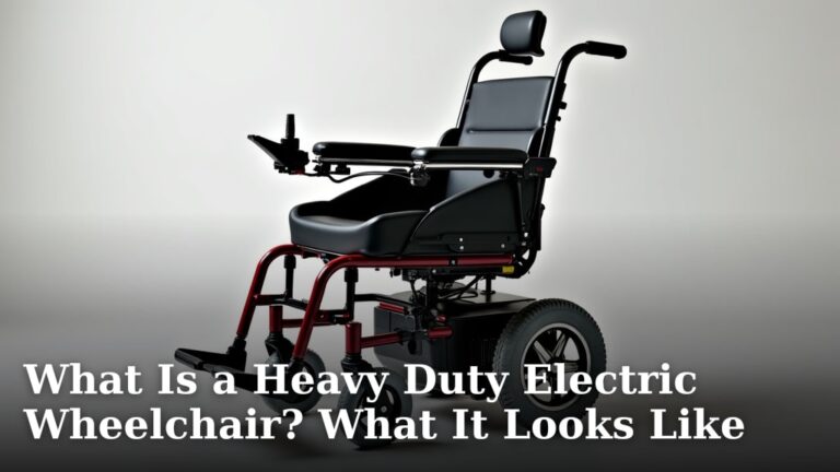 What Is a Heavy Duty Electric Wheelchair? What It Looks Like