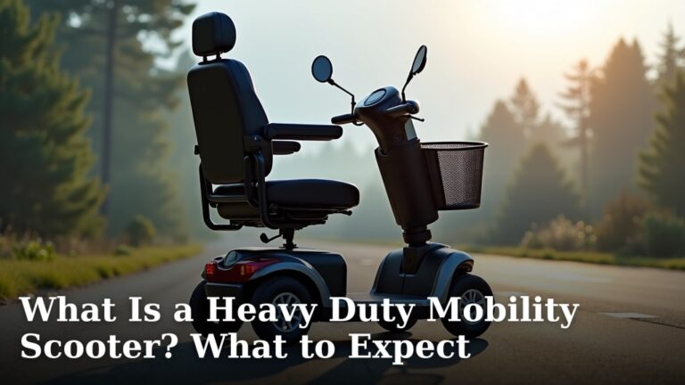 What Is a Heavy Duty Mobility Scooter? What to Expect