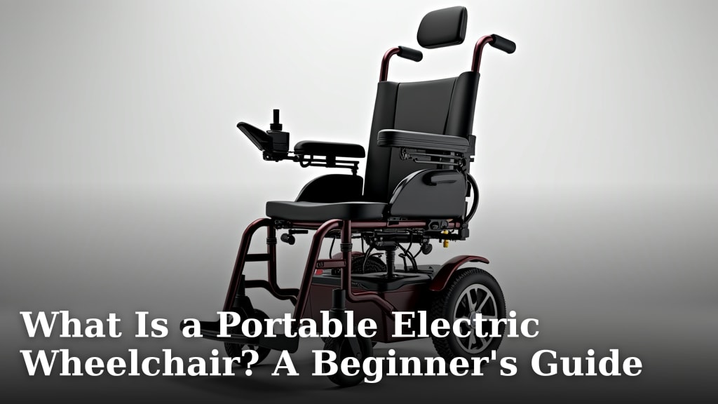 What Is a Portable Electric Wheelchair? A Beginner's Guide