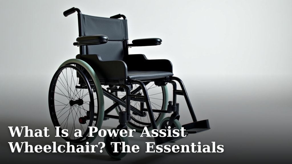 What Is a Power Assist Wheelchair? The Essentials