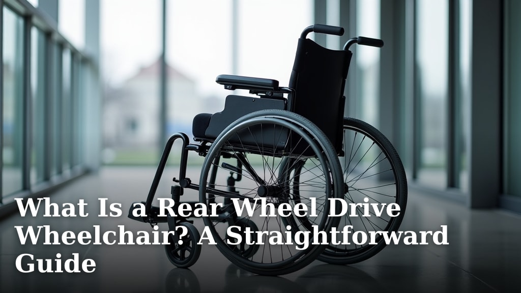 What Is a Rear Wheel Drive Wheelchair? A Straightforward Guide