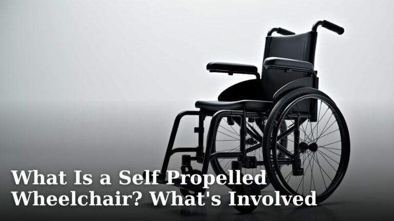 What Is a Self Propelled Wheelchair? What's Involved