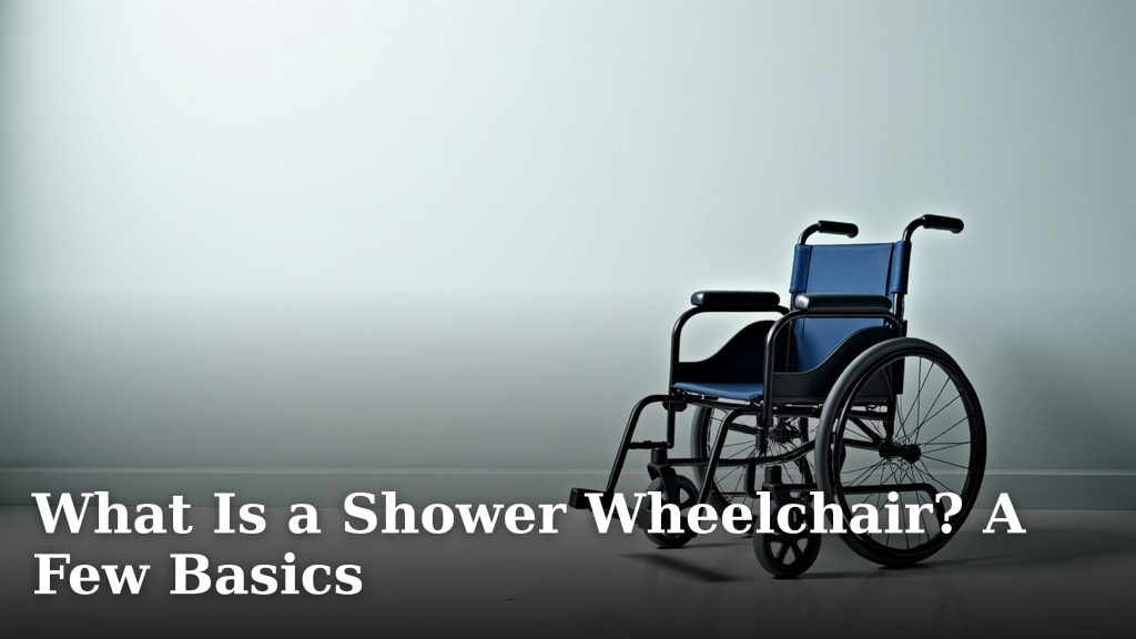What Is a Shower Wheelchair? A Few Basics