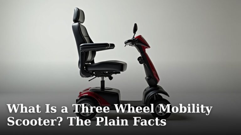 What Is a Three Wheel Mobility Scooter? The Plain Facts