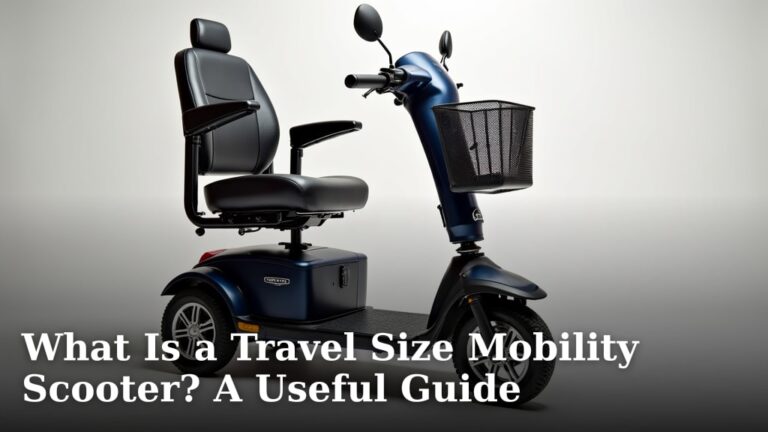 What Is a Travel Size Mobility Scooter? A Useful Guide