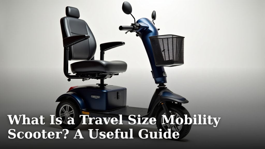 What Is a Travel Size Mobility Scooter? A Useful Guide