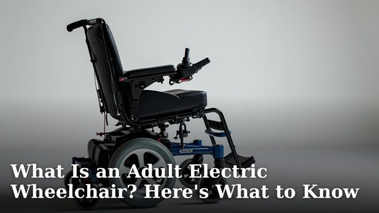 What Is an Adult Electric Wheelchair? Here's What to Know