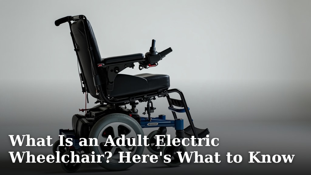 What Is an Adult Electric Wheelchair? Here's What to Know