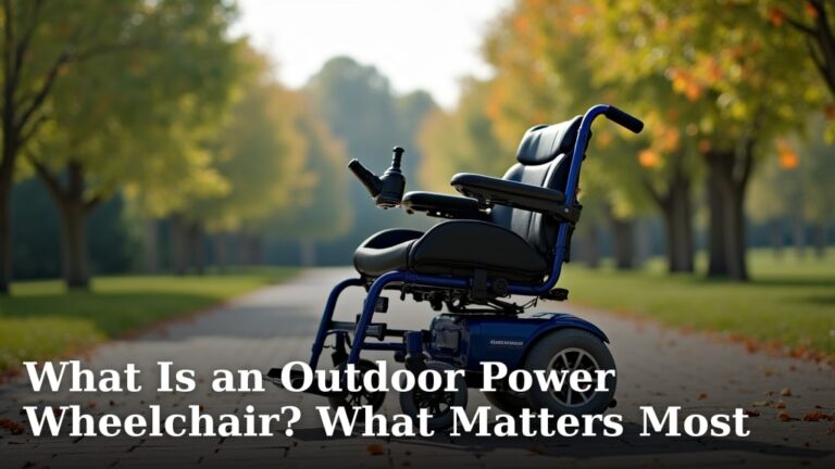 What Is an Outdoor Power Wheelchair? What Matters Most