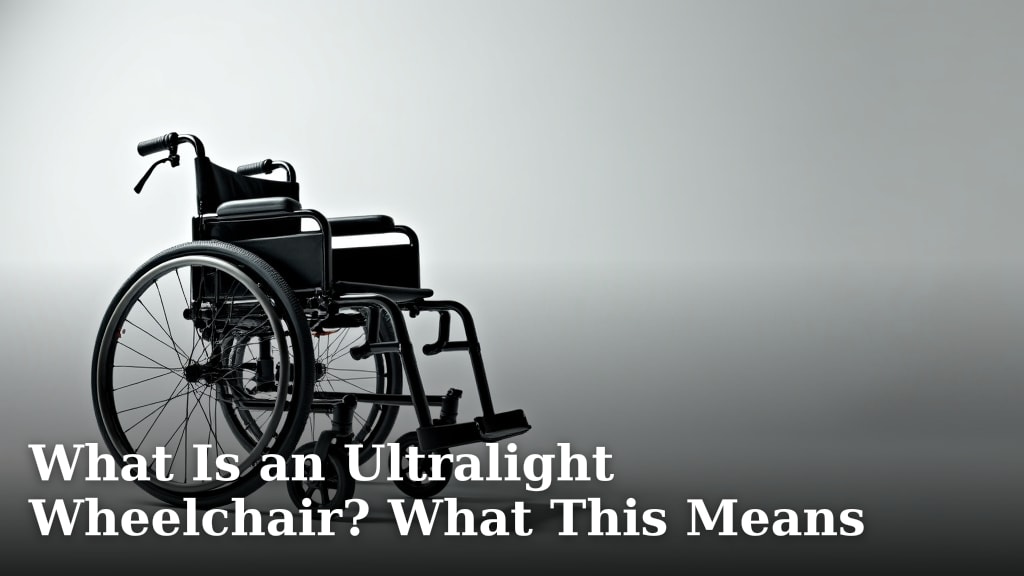 What Is an Ultralight Wheelchair? What This Means