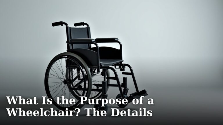 What Is the Purpose of a Wheelchair? The Details
