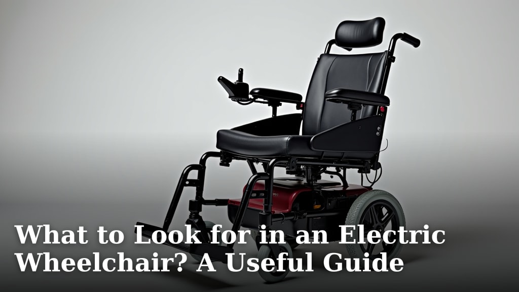 What to Look for in an Electric Wheelchair? A Useful Guide